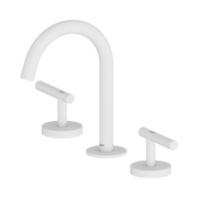 Nero Mecca Lever Basin Set Arc Spout, Matte White