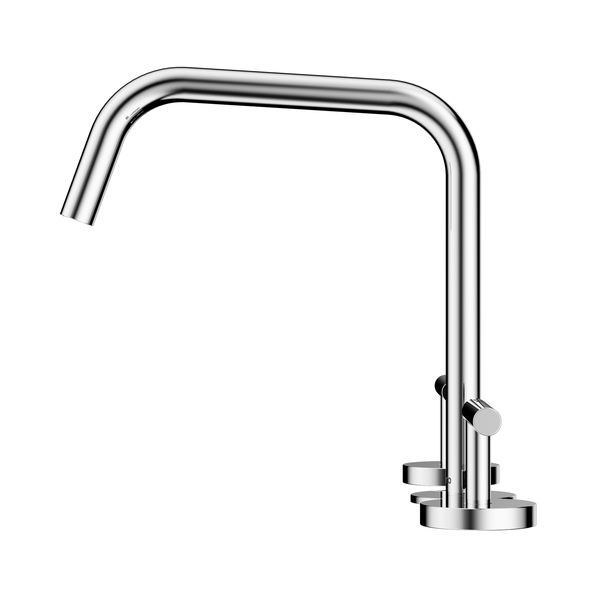 Nero Mecca Lever Bath/Kitchen Set Edge Spout II, Chrome
