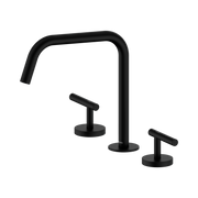 Nero Mecca Lever Bath/Kitchen Set Edge Spout II, Matte Black