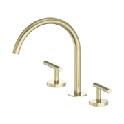 Nero Mecca Lever Bath/Kitchen Set Arc Spout, Brushed Gold