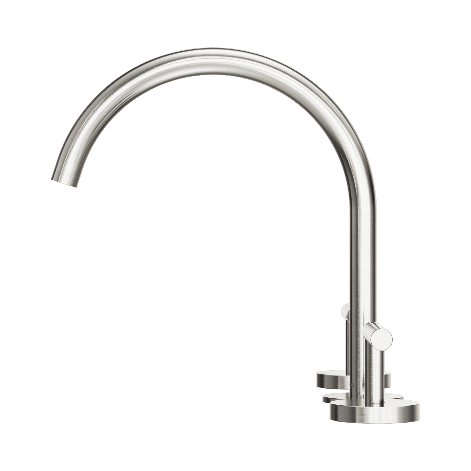 Nero Mecca Lever Bath/Kitchen Set Arc Spout, Brushed Nickel