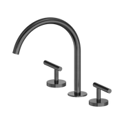 Nero Mecca Lever Bath/Kitchen Set Arc Spout, Gun Metal