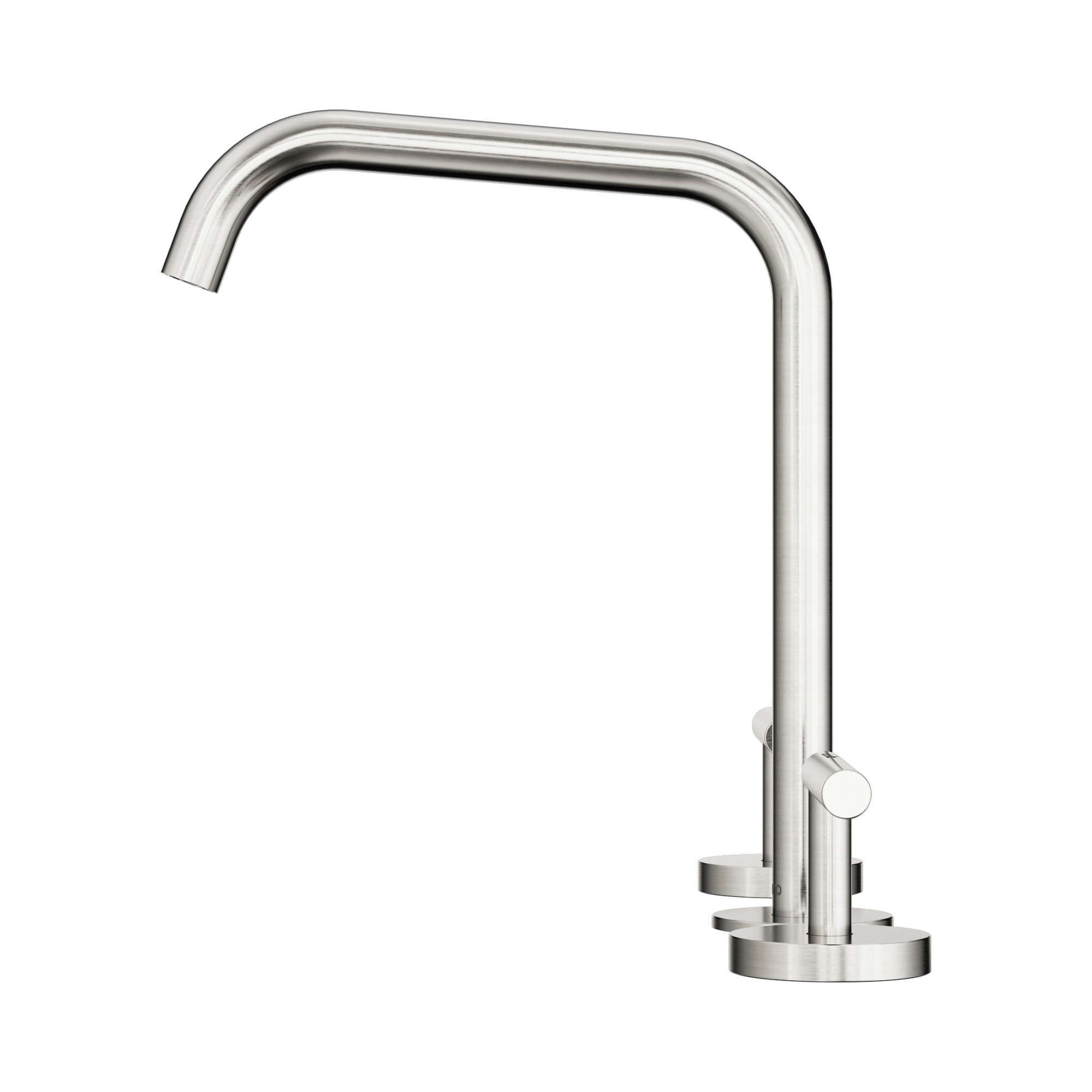 Nero Mecca Lever Bath/Kitchen Set Edge Spout, Brushed Nickel
