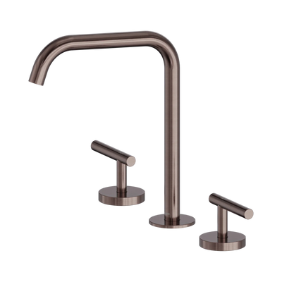 Nero Mecca Lever Bath/Kitchen Set Edge Spout, Brushed Bronze