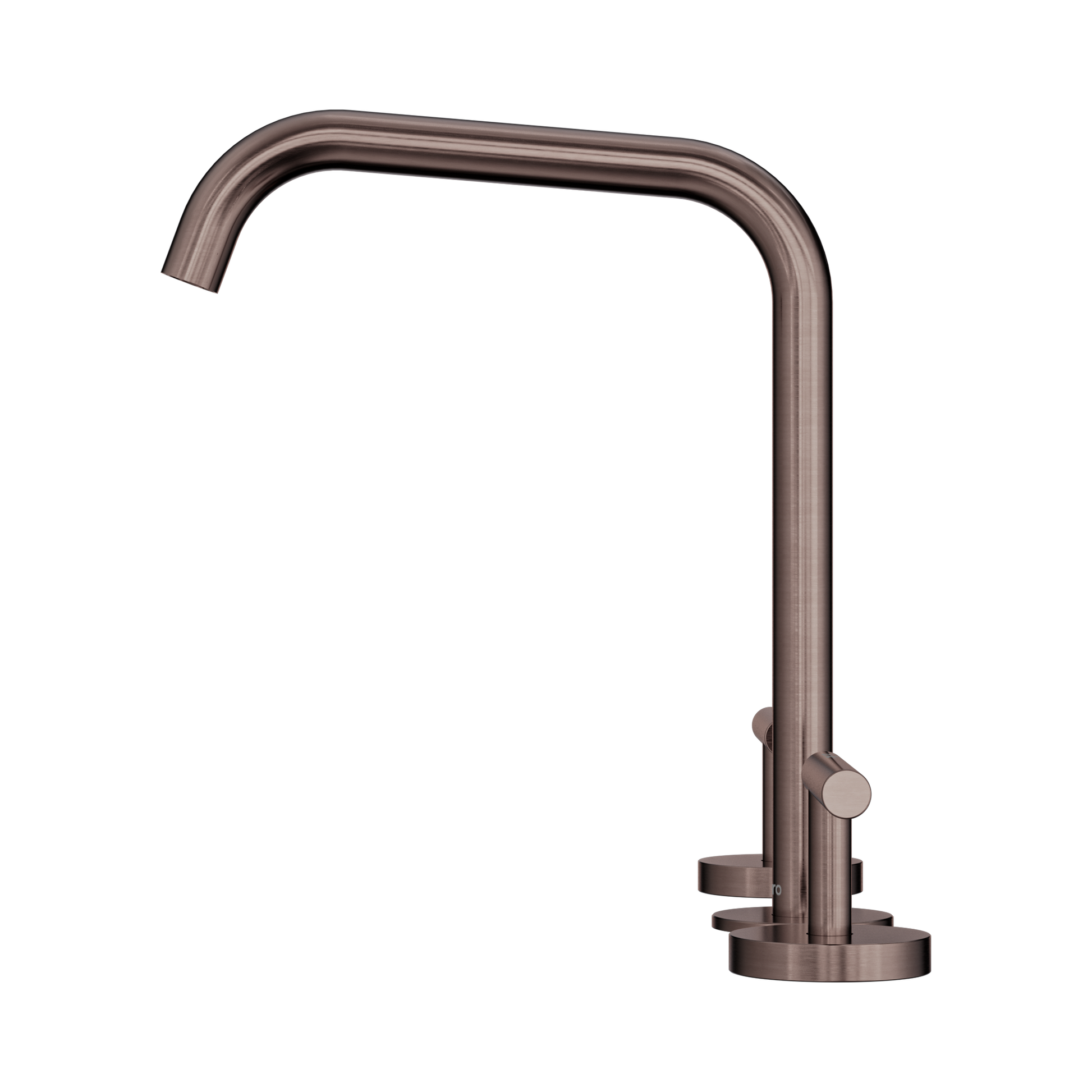 Nero Mecca Lever Bath/Kitchen Set Edge Spout, Brushed Bronze