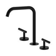 Nero Mecca Lever Bath/Kitchen Set Edge Spout, Matte Black