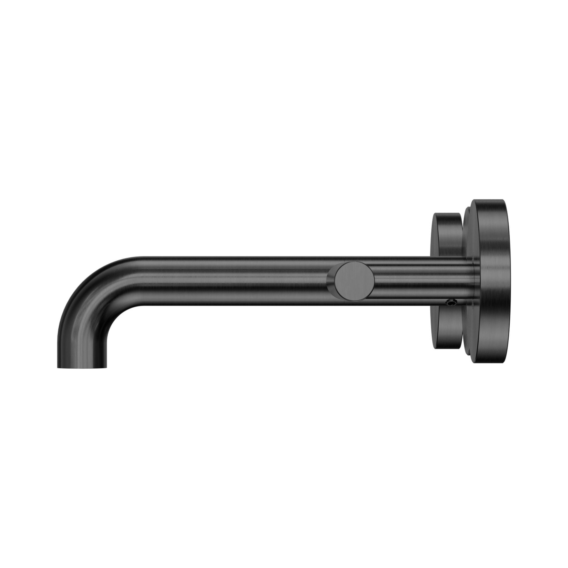 Nero Mecca Lever Wall Basin/Bath Set 160mm Spout, Gun Metal