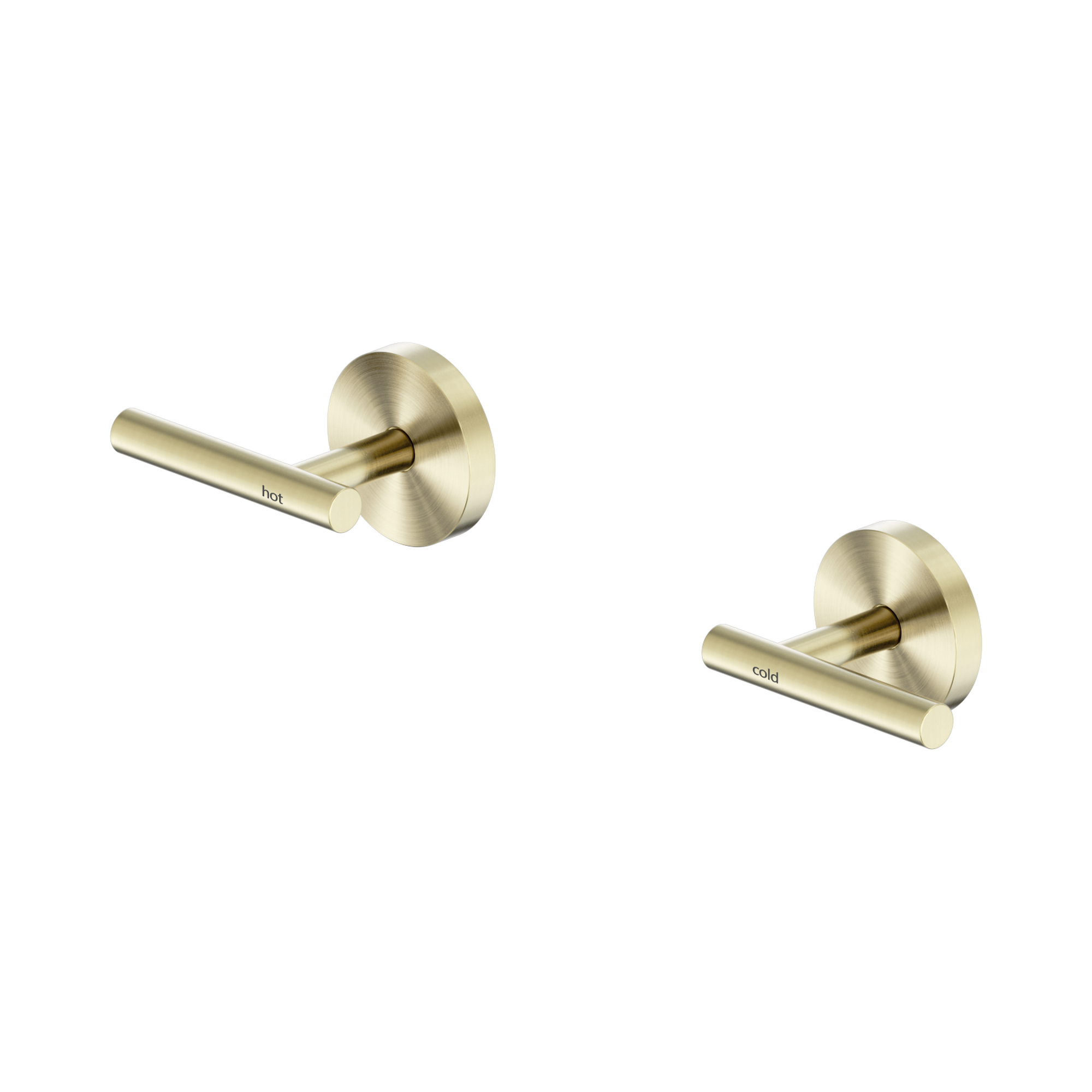 Nero Mecca Lever Wall Top Assemblies, Brushed Gold