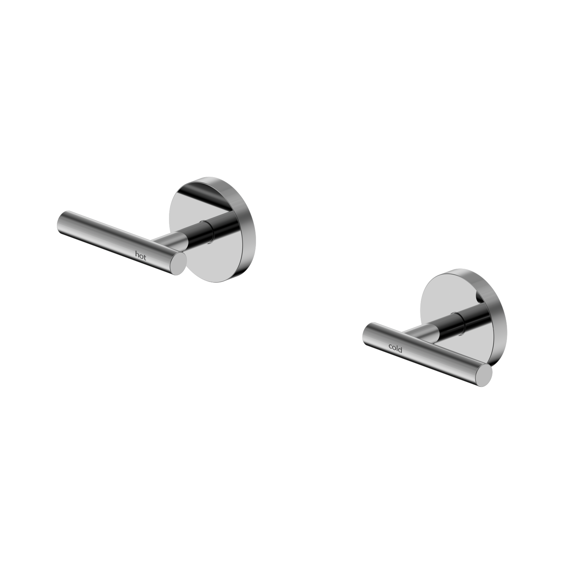 Nero Mecca Lever Wall Top Assemblies, Chrome