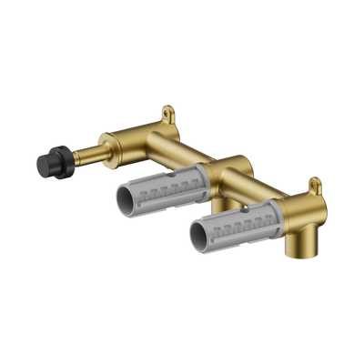 Nero Mecca Lever Wall Basin/Bath Set Offset Spout Body Only