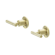 Nero Mecca Lever Wall Top Assemblies - Shallow Fit, Brushed Gold