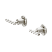 Nero Mecca Lever Wall Top Assemblies - Shallow Fit, Brushed Nickel