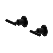 Nero Mecca Lever Wall Top Assemblies - Shallow Fit, Matte Black