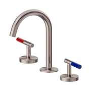 Nero Mecca Care Lever Basin Set Arc Spout, Brushed Bronze
