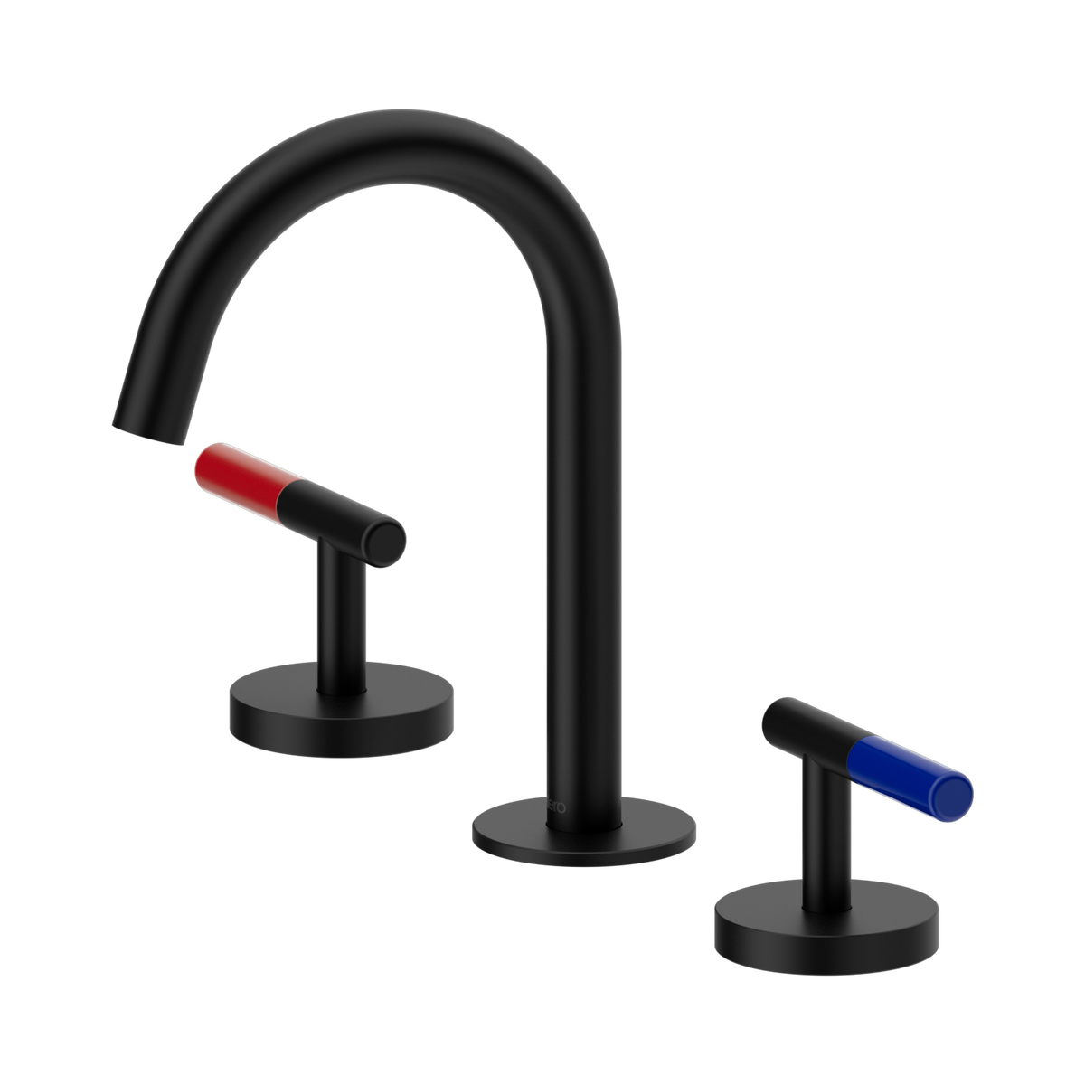 Nero Mecca Care Lever Basin Set Arc Spout, Matte Black