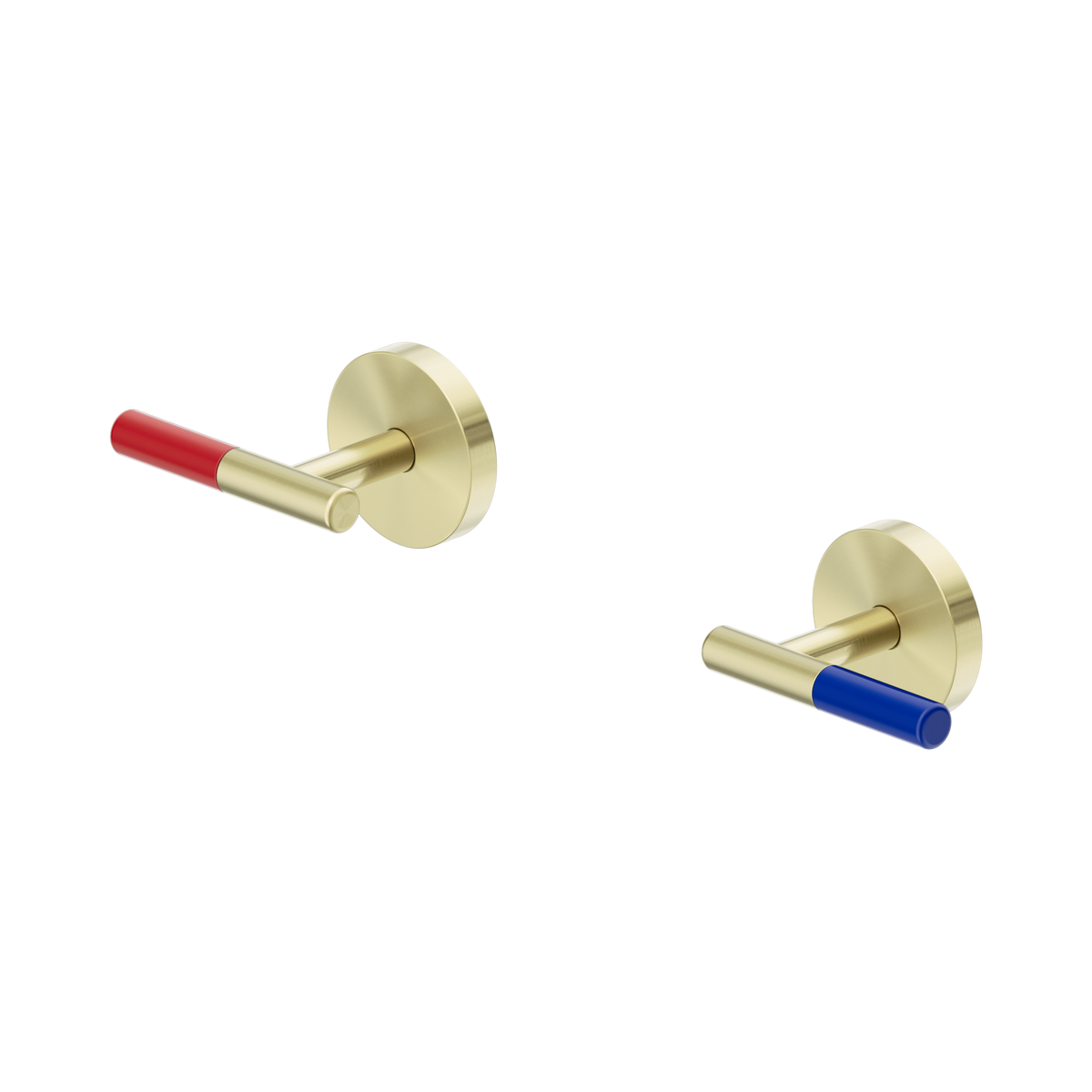Nero Mecca Care Lever Wall Top Assemblies, Brushed Gold