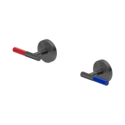 Nero Mecca Care Lever Wall Top Assemblies, Gun Metal