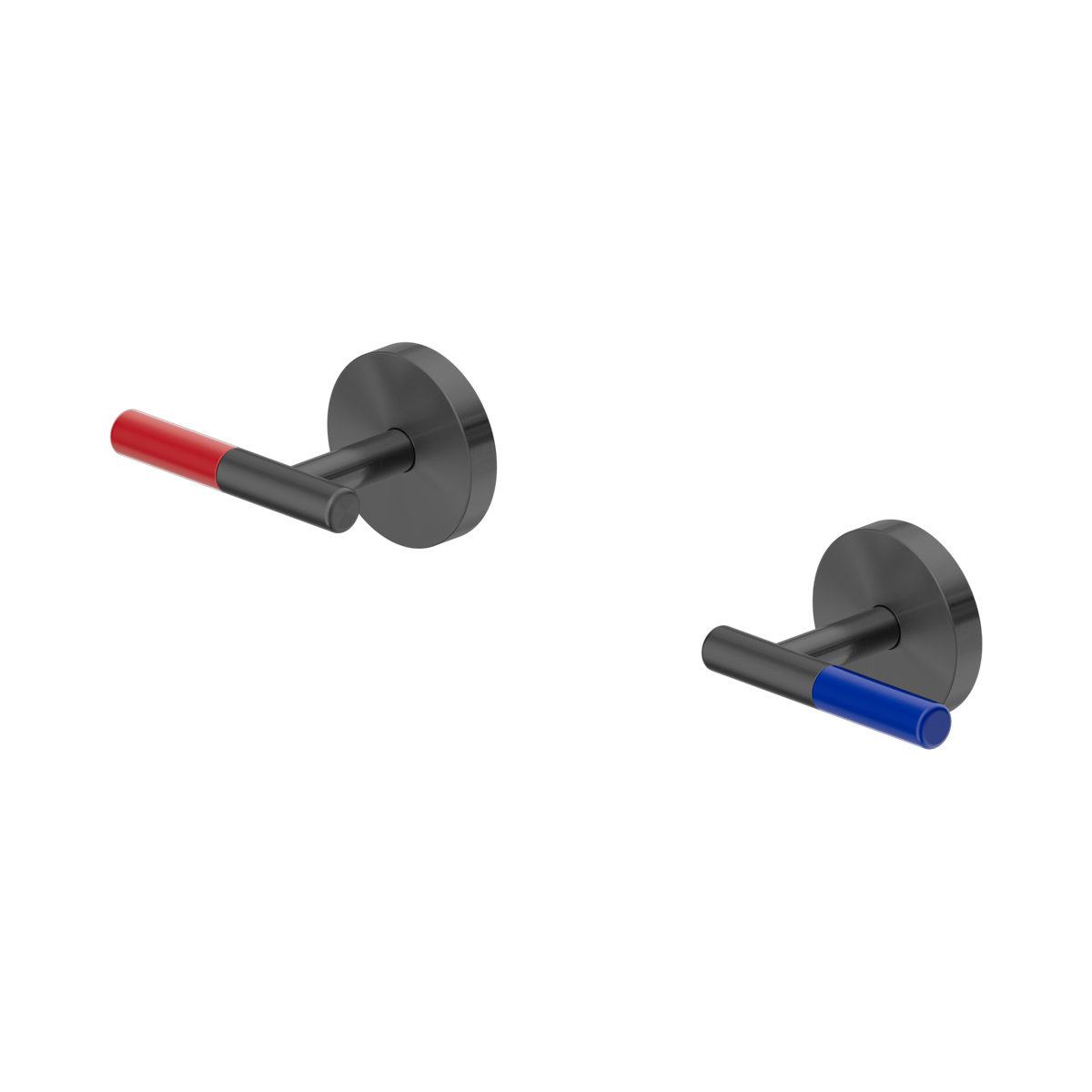 Nero Mecca Care Lever Wall Top Assemblies, Gun Metal