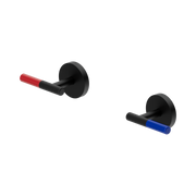Nero Mecca Care Lever Wall Top Assemblies, Matte Black