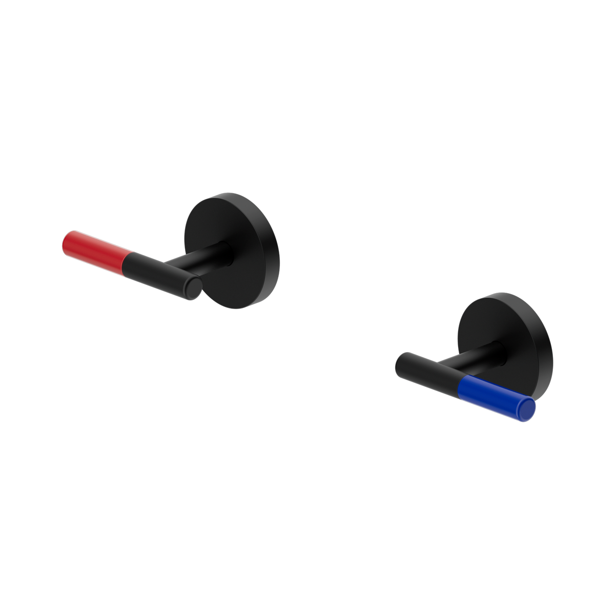 Nero Mecca Care Lever Wall Top Assemblies, Matte Black