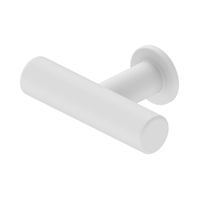 Nero Mecca T-Pull Handle, Matte White