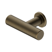 Nero Mecca T-Pull Handle, Tumbled Antique Brass