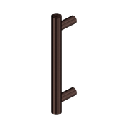 Nero Mecca Pull Handle 130mm, Rome Bronze