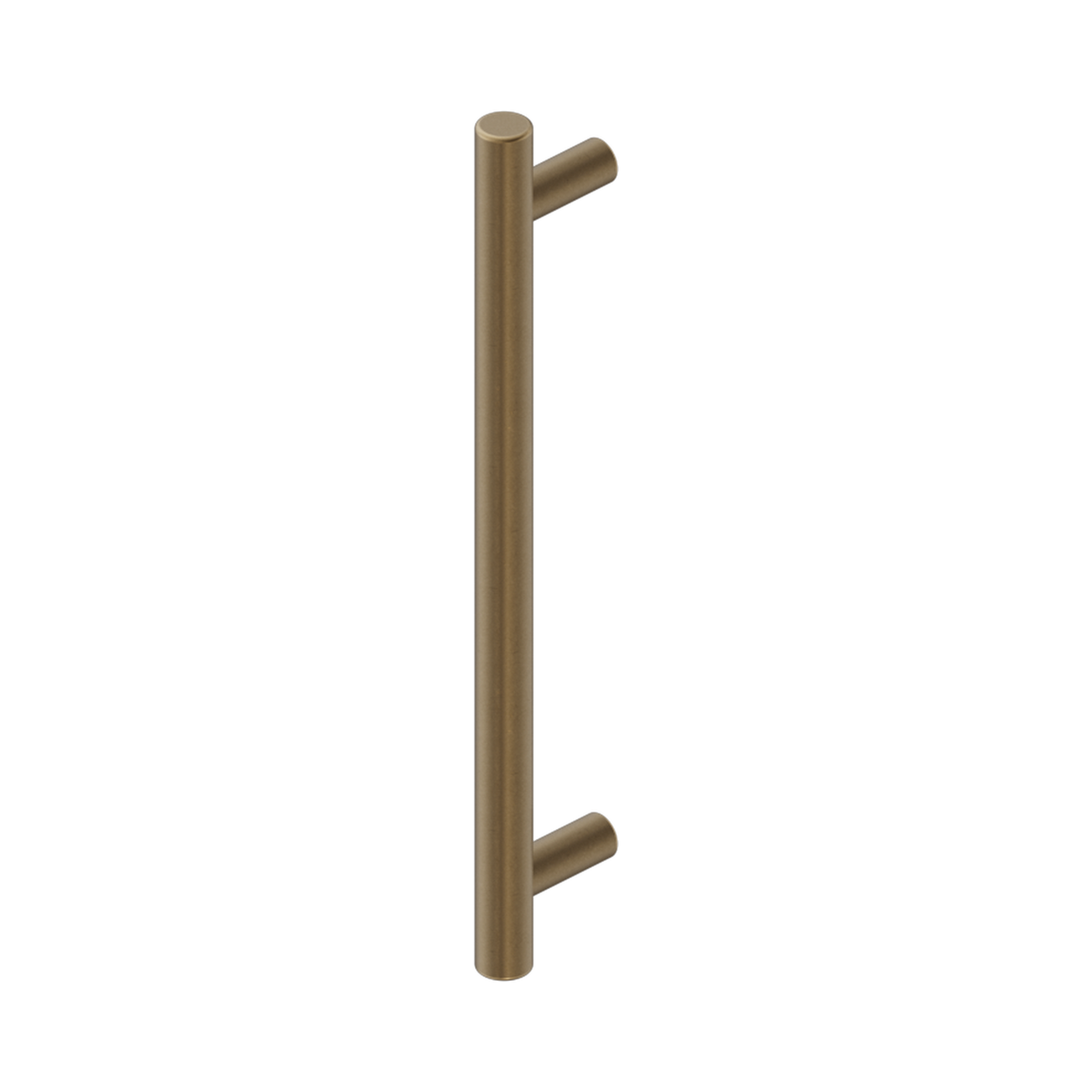 Nero Mecca Pull Handle 200mm, Tumbled Antique Brass