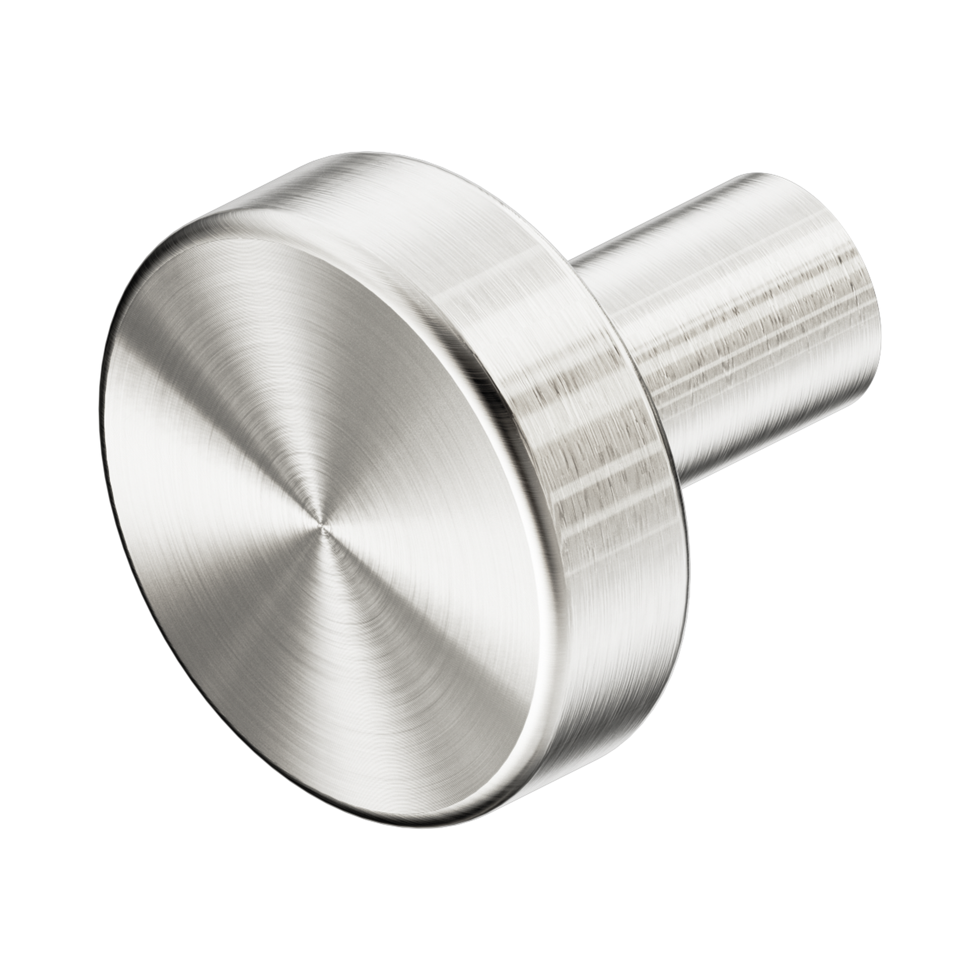 Nero Mecca Cabinet Knob – Ø26, Brushed Nickel