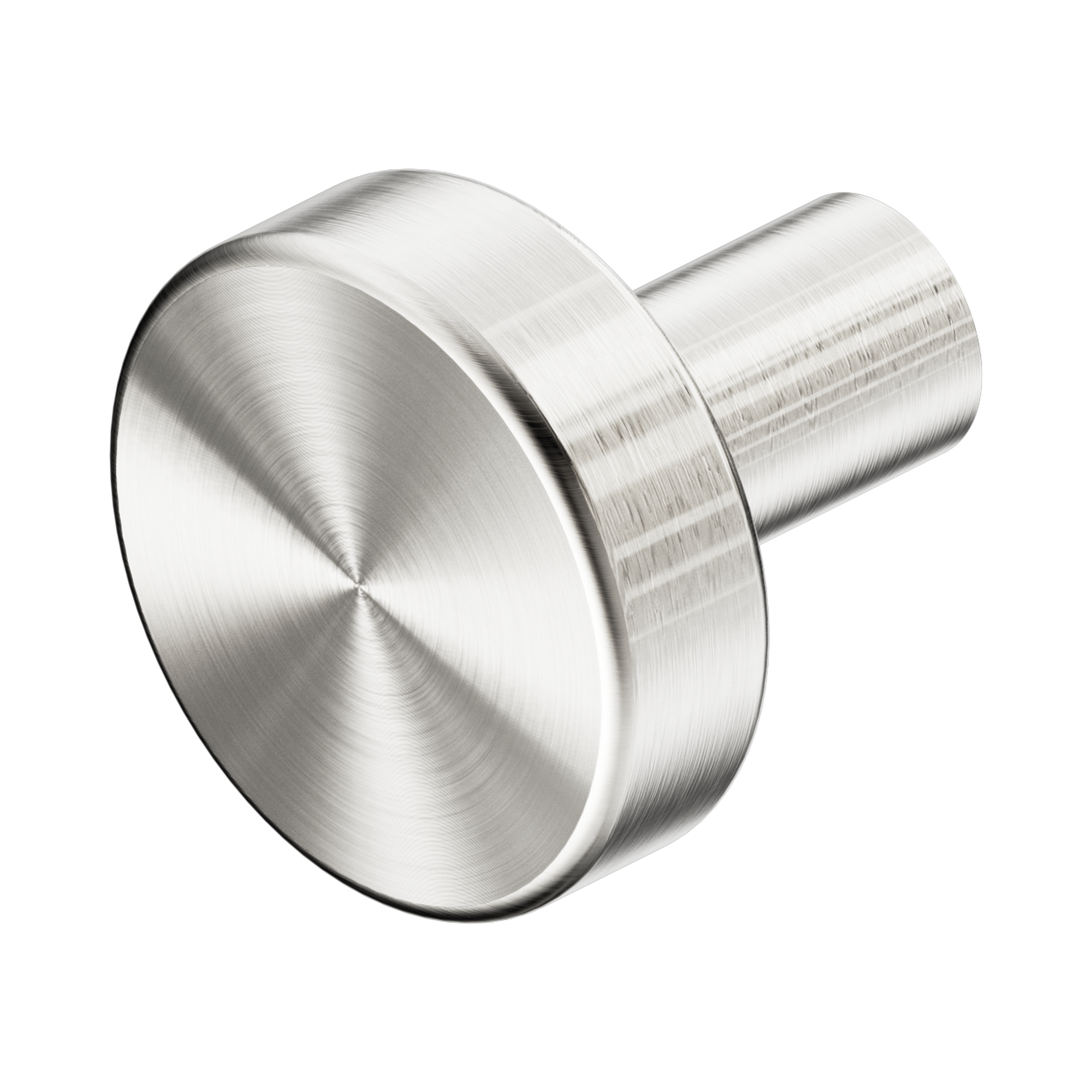 Nero Mecca Cabinet Knob – Ø26, Brushed Nickel