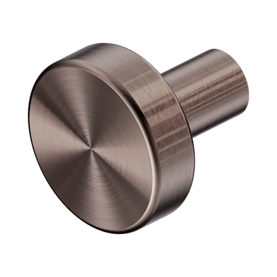 Nero Mecca Cabinet Knob – Ø26, Brushed Bronze