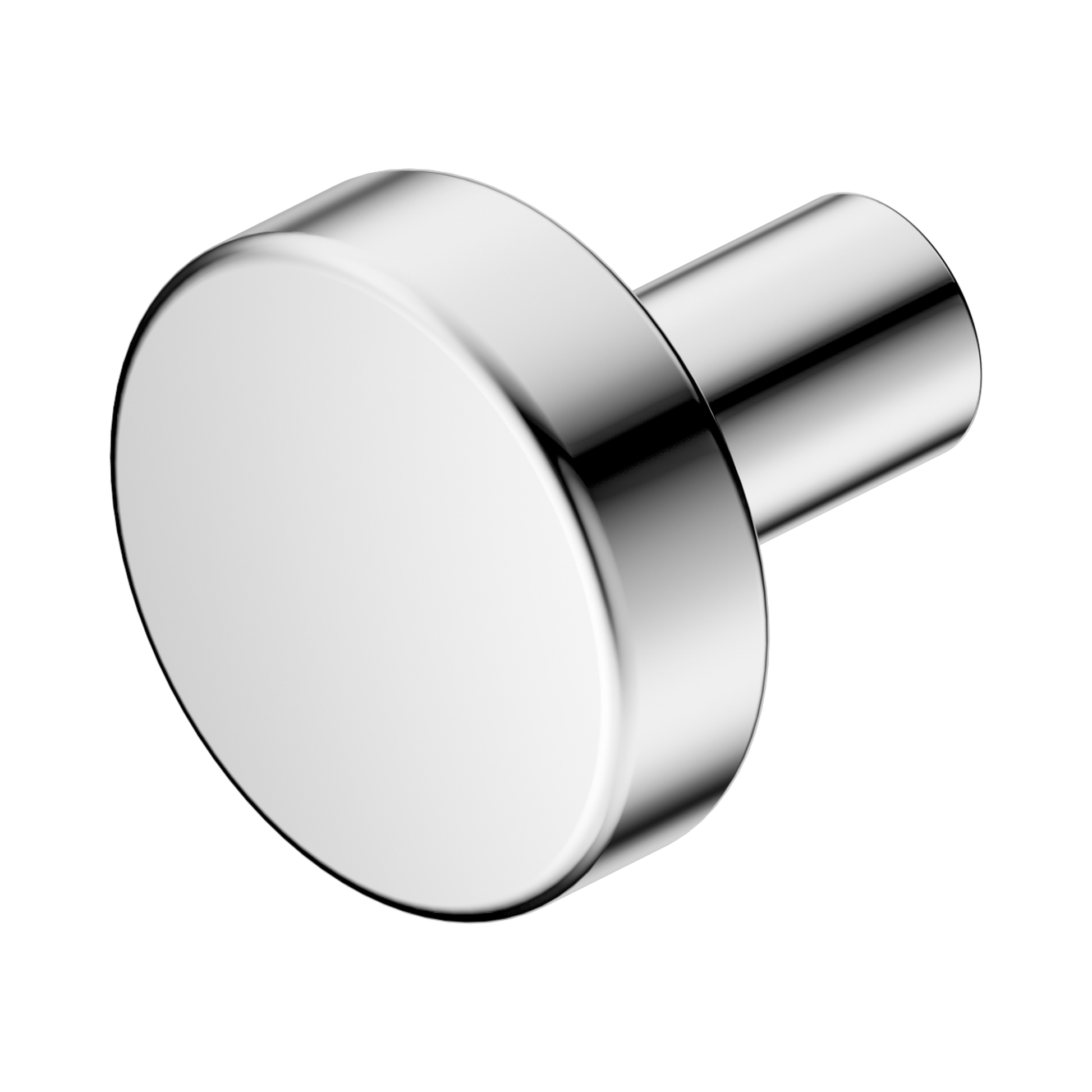 Nero Mecca Cabinet Knob – Ø26, Chrome