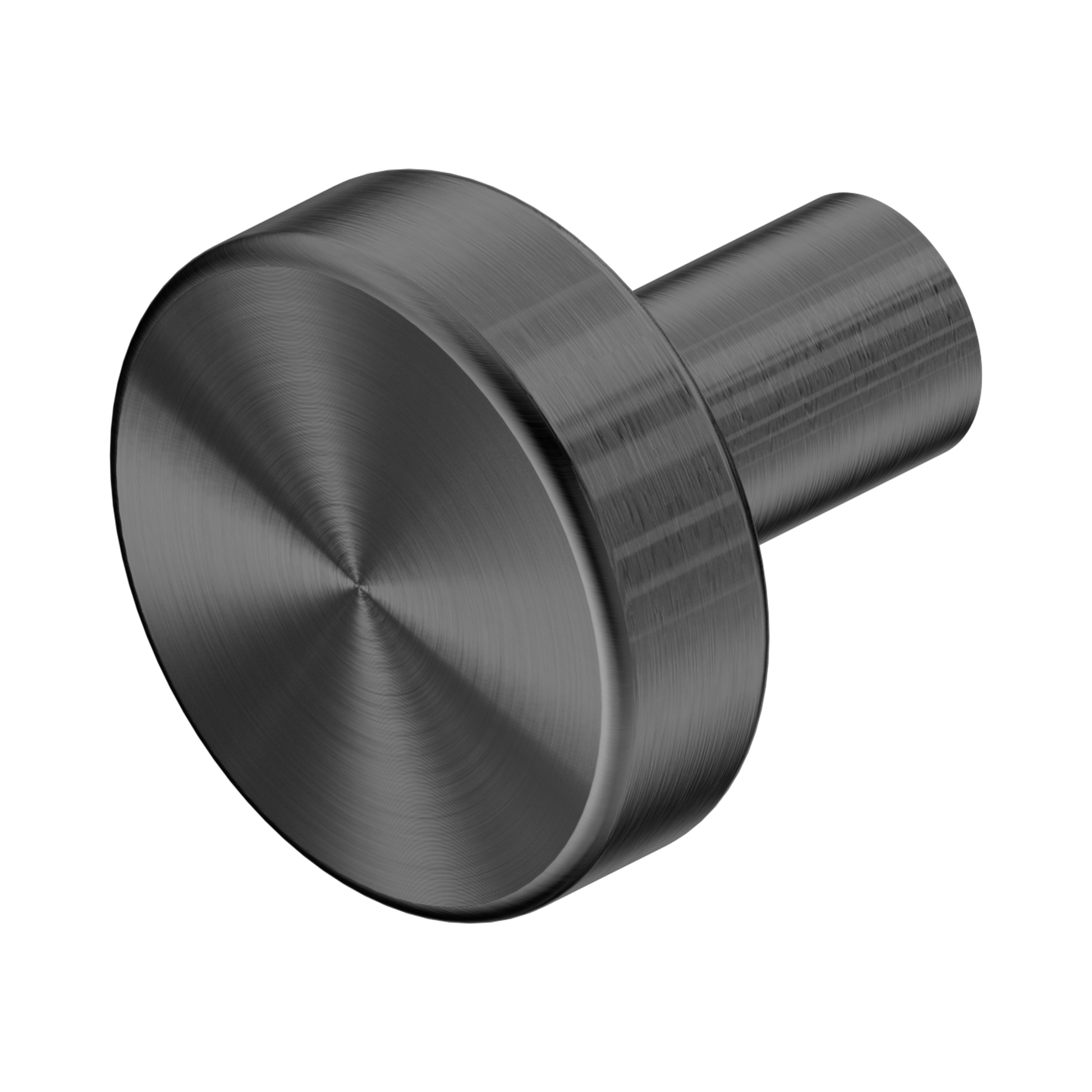 Nero Mecca Cabinet Knob – Ø26, Gun Metal