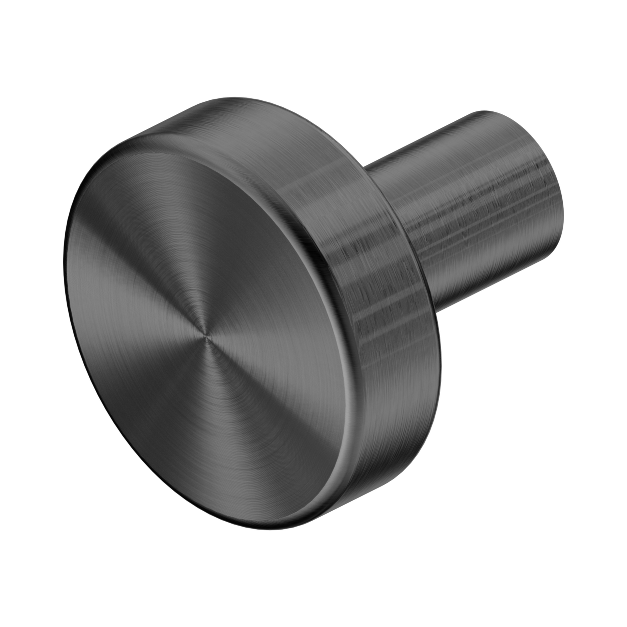 Nero Mecca Cabinet Knob – Ø26, Gun Metal