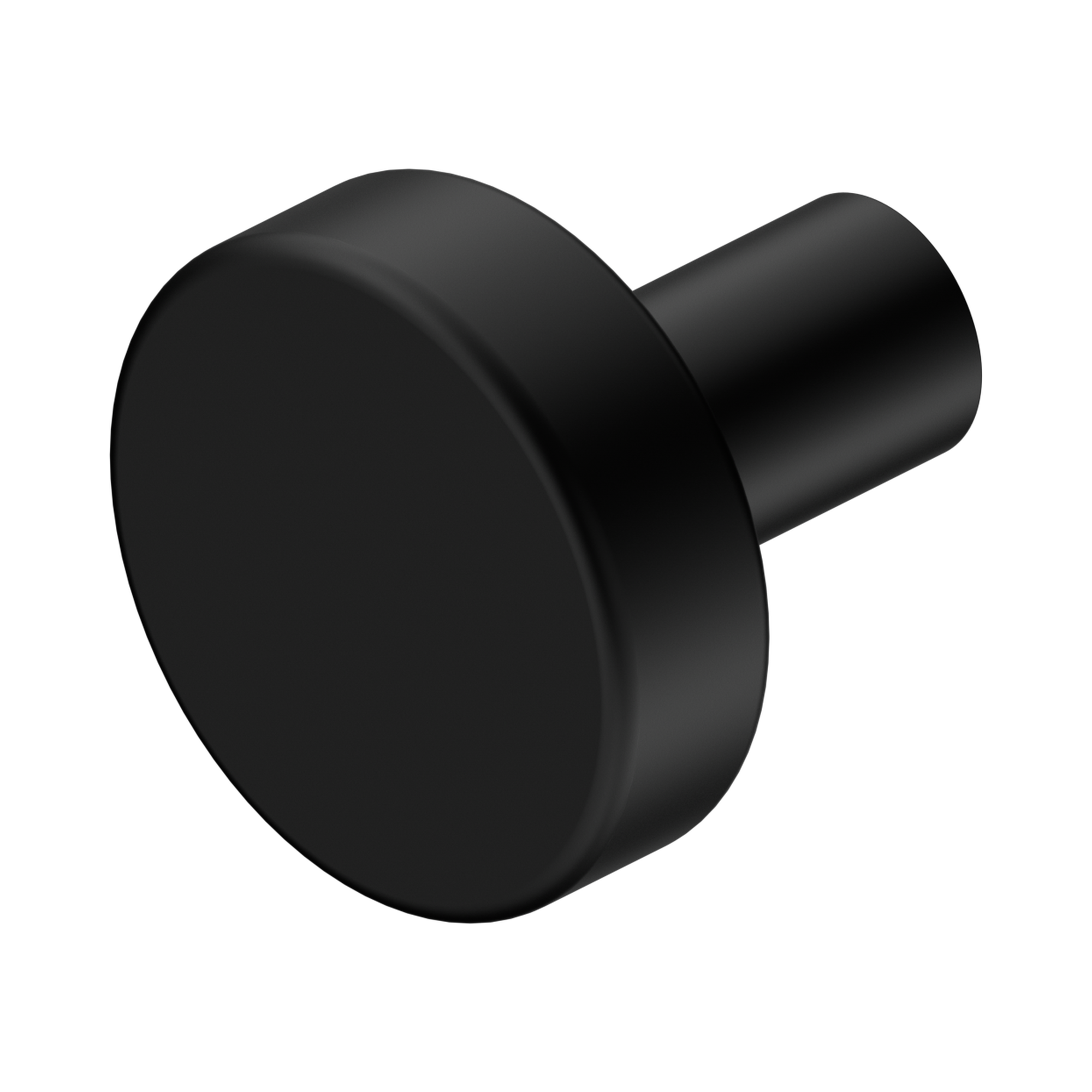 Nero Mecca Cabinet Knob – Ø26, Matte Black