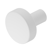 Nero Mecca Cabinet Knob – Ø26, Matte White