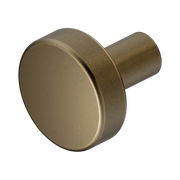 Nero Mecca Cabinet Knob – Ø26, Tumbled Antique Brass
