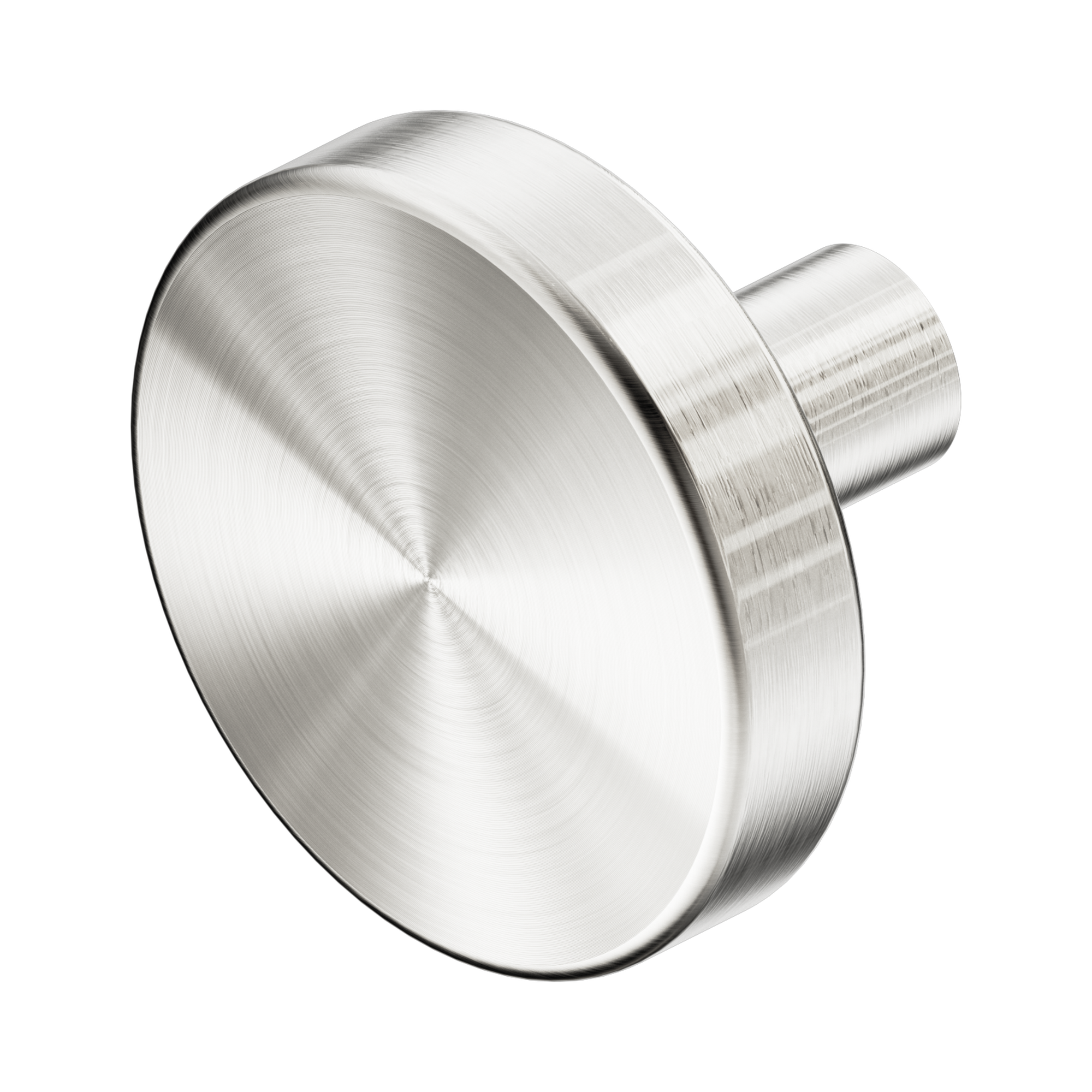 Nero Mecca Cabinet Knob – Ø36, Brushed Nickel