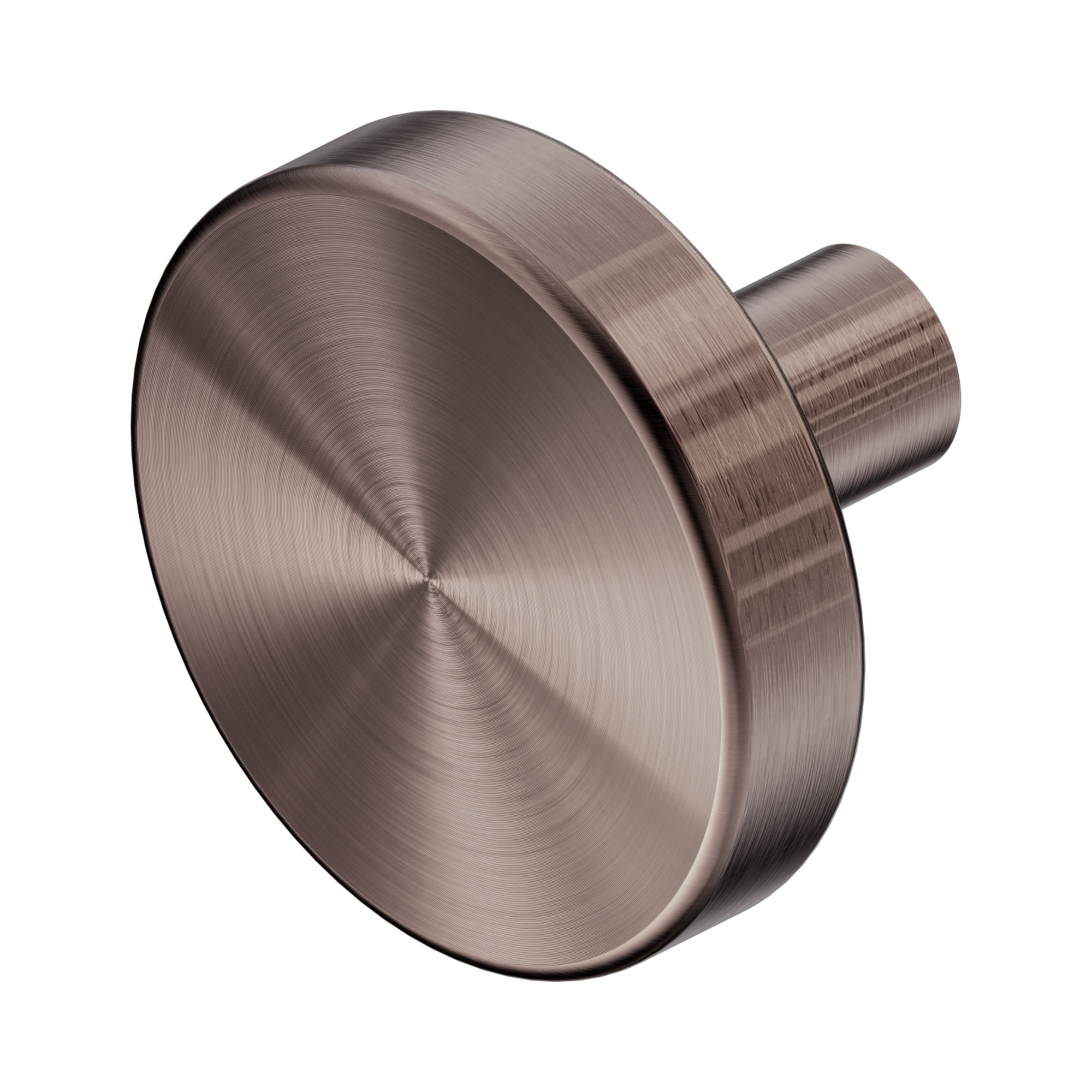 Nero Mecca Cabinet Knob – Ø36, Brushed Bronze