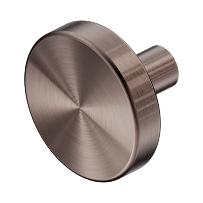 Nero Mecca Cabinet Knob – Ø36, Brushed Bronze