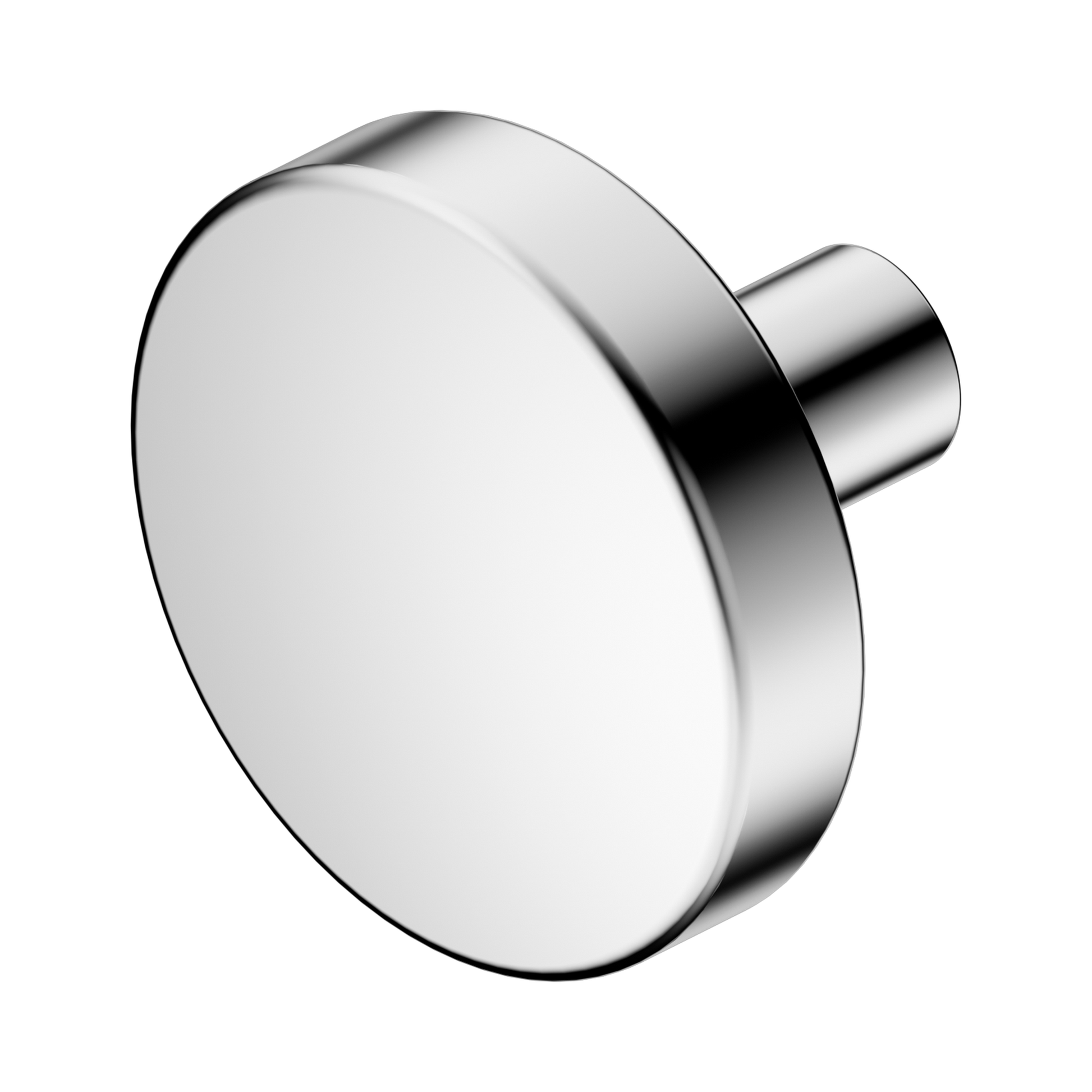 Nero Mecca Cabinet Knob – Ø36, Chrome