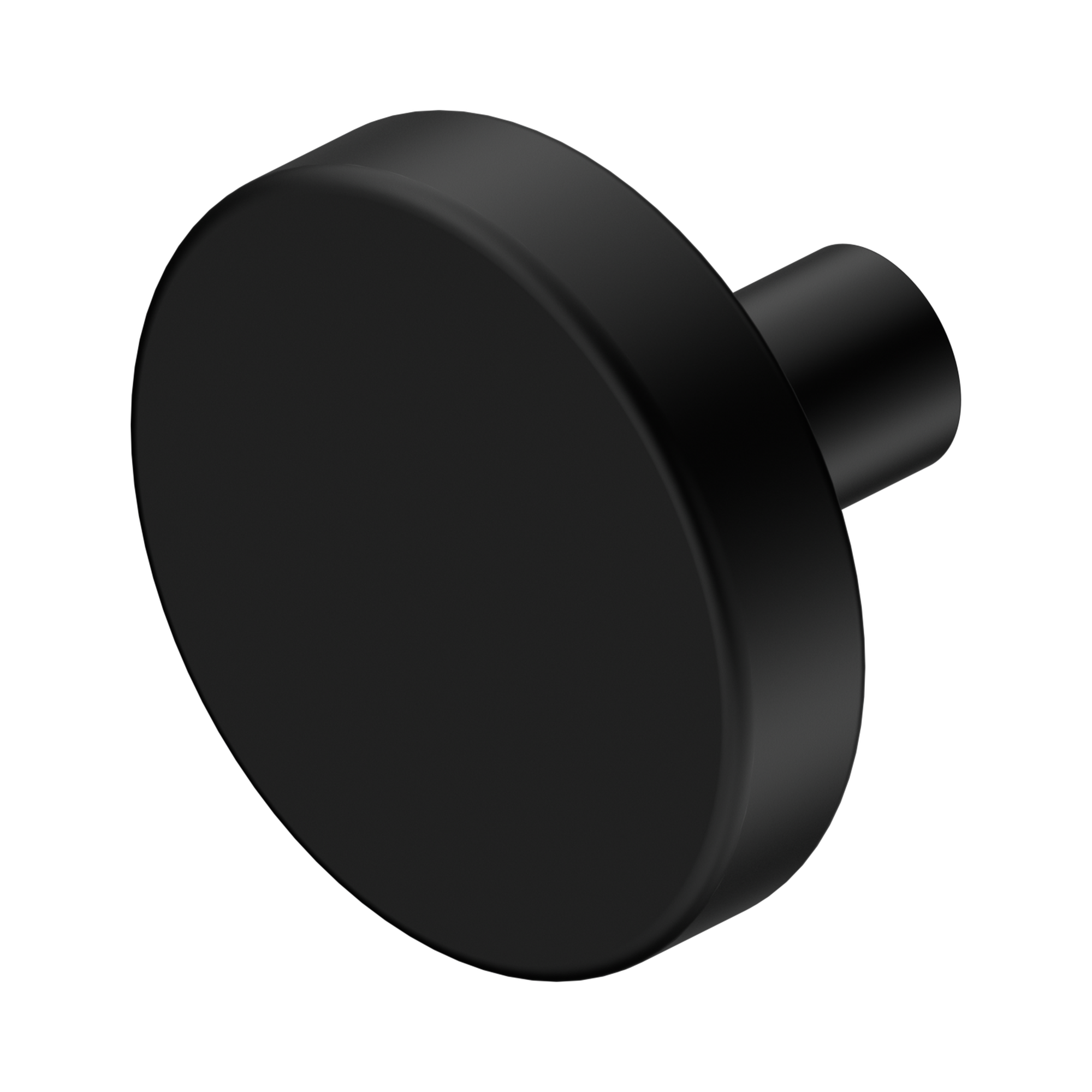 Nero Mecca Cabinet Knob – Ø36, Matte Black