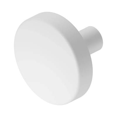 Nero Mecca Cabinet Knob – Ø36, Matte White