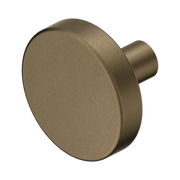 Nero Mecca Cabinet Knob – Ø36, Tumbled Antique Brass