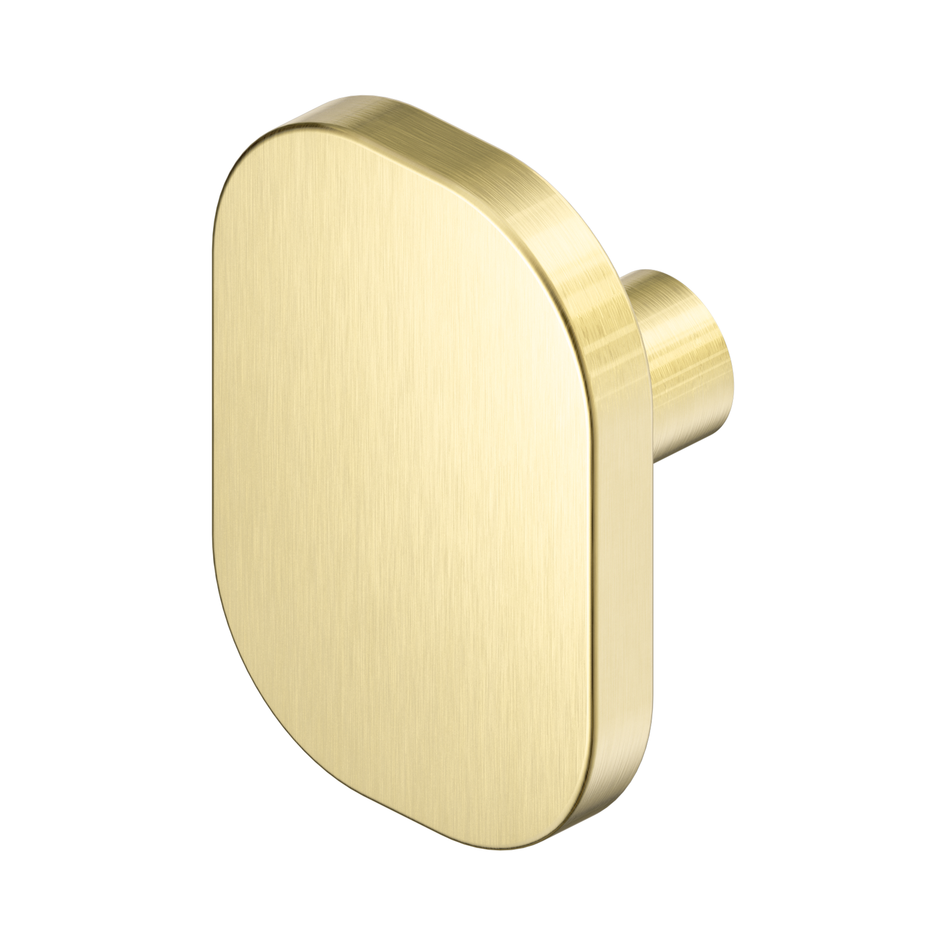 Nero Bianca Cabinet Knob, Brushed Gold