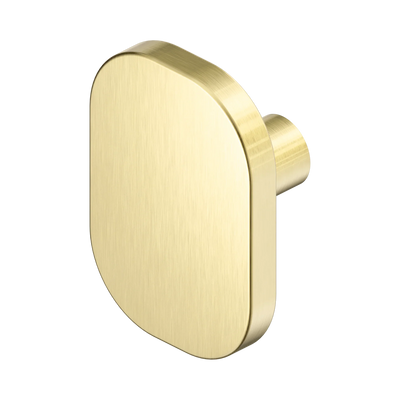 Nero Bianca Cabinet Knob, Brushed Gold