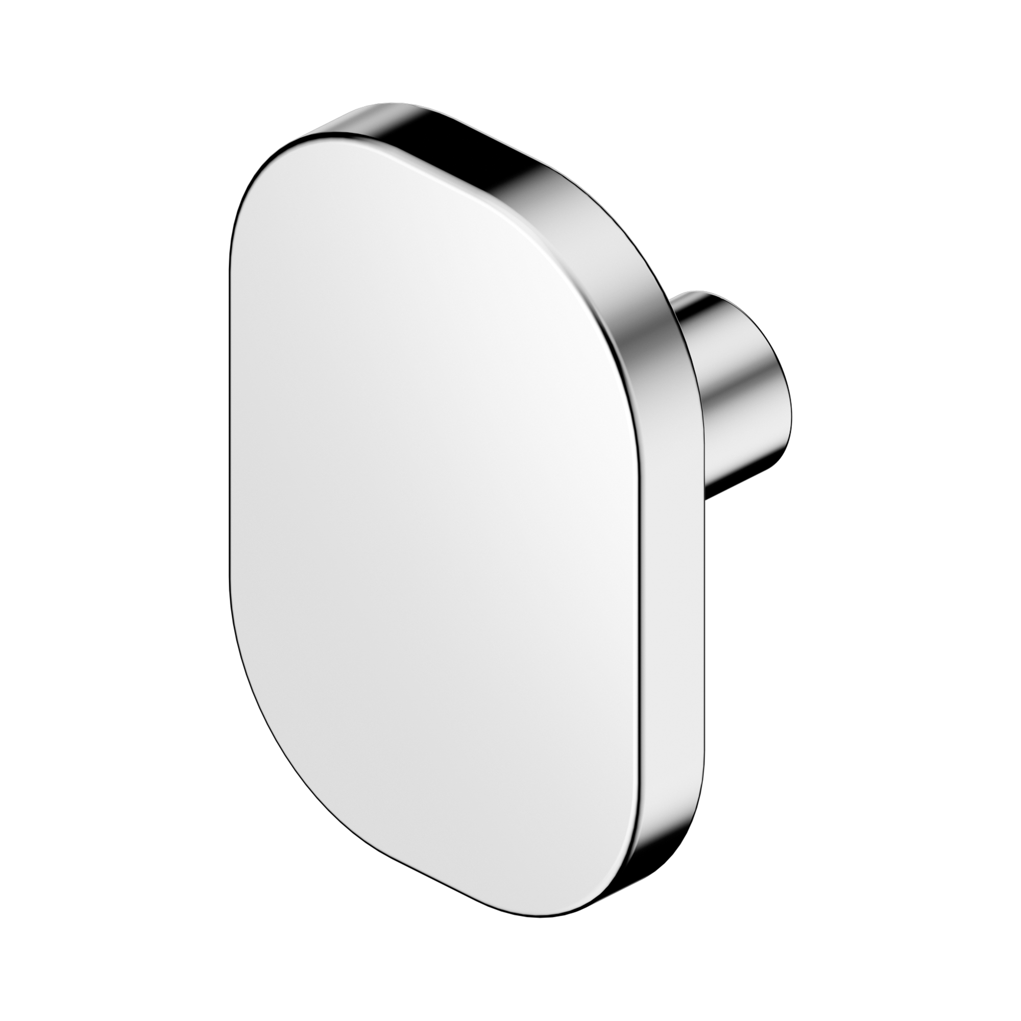 Nero Bianca Cabinet Knob, Chrome