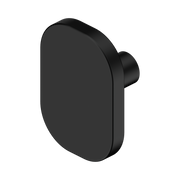 Nero Bianca Cabinet Knob, Matte Black