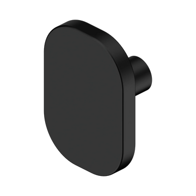 Nero Bianca Cabinet Knob, Matte Black