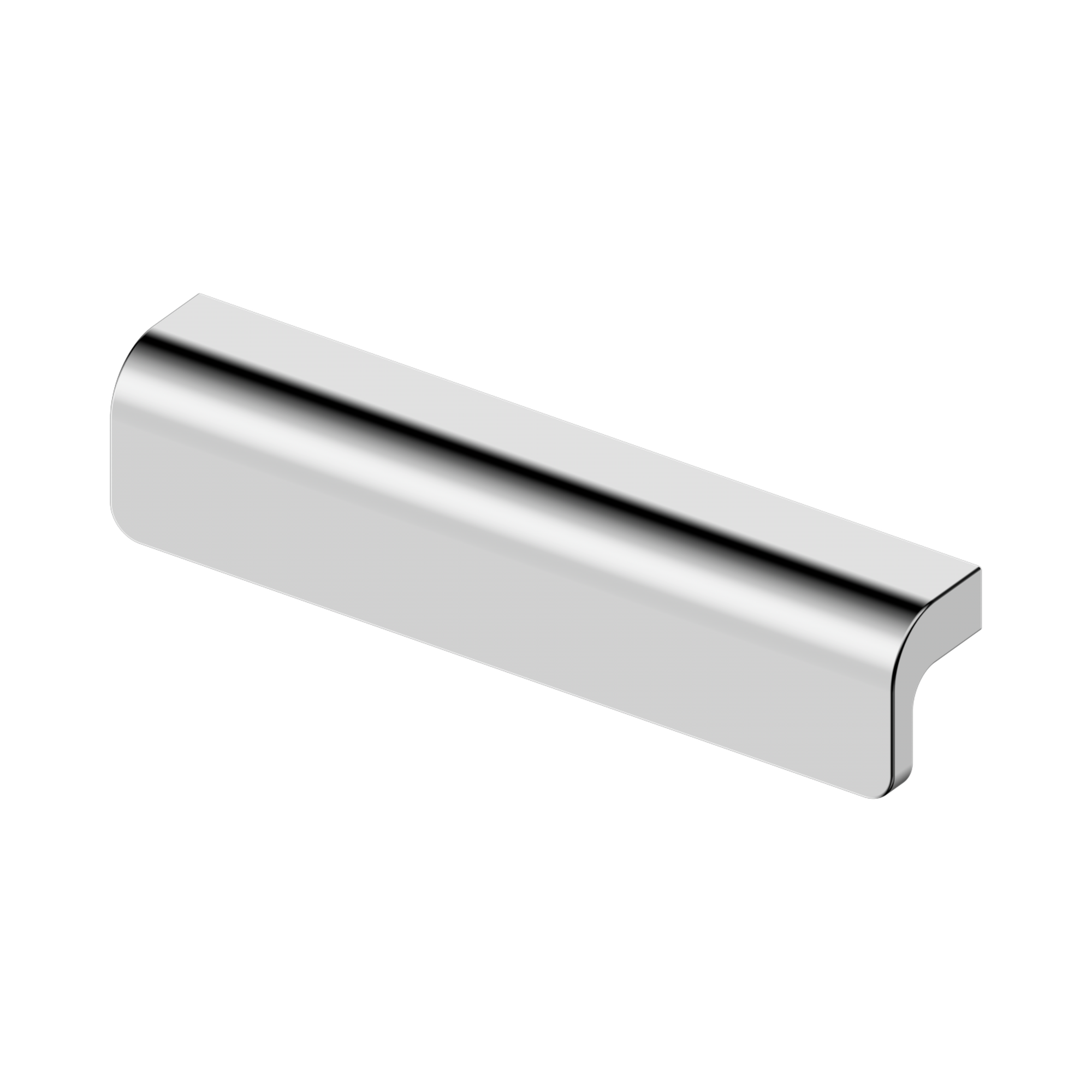 Nero Bianca Pull Handle 130mm, Chrome